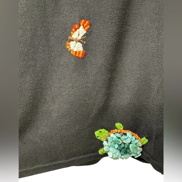Michael Simon New York Vintage
Jewelled Turtles Cardigan Silk Blend - Picture 3 of 10